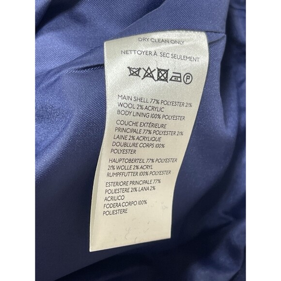 Anthropologie Maeve Peacoat Military Women Blue Jacket Preppy Retro Medium NWT - Picture 8 of 12